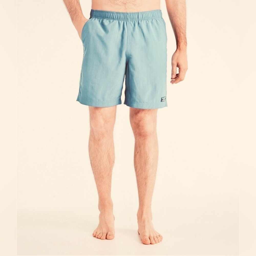 L.L. Bean Men's Classic Supplex Sport Swim Shorts Brief Lined Size Large